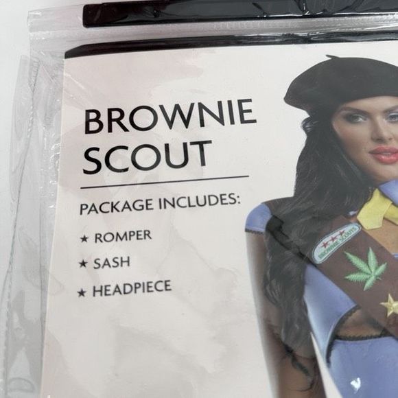 Yandy Starline Girl Scout Brownie Halloween Costume Size Small Role Play cosplay - Picture 3 of 11